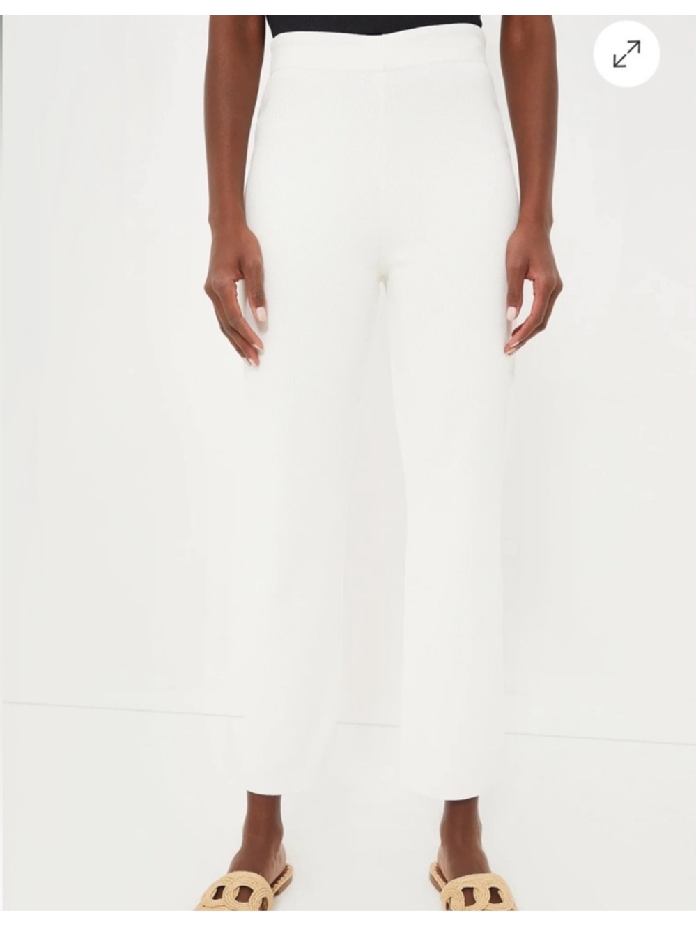 Tuckernuck Ashford Compression Knit Pants, White Sz. XS